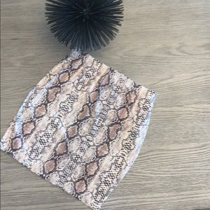 NWOT Snake Skin Skirt